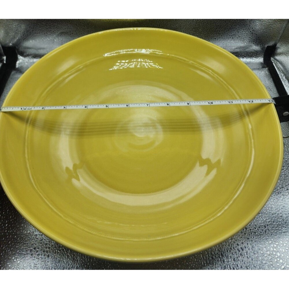 CERAMISIA, Large Pasta/Salad Serving Bowl,Made in Italy, Yellow Approx 13"(READ) - Picture 6 of 12